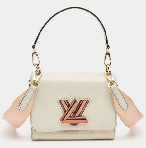Túi xách Louis Vuitton Quartz Epi Leather Twist màu trắng