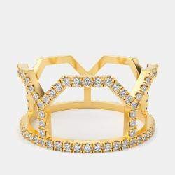 Nhẫn Place Vendome Vendome IX 0.65 Carat Vàng vàng Size 51