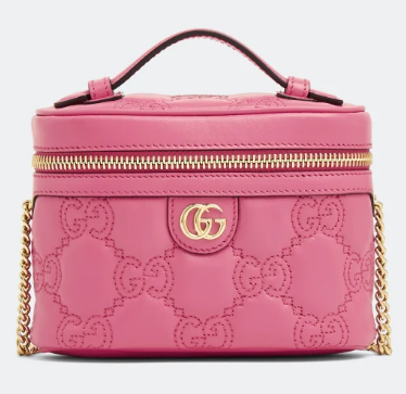 GUCCI GG Quilted top handle mini bag