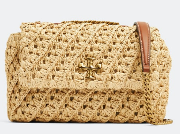 TORY BURCH Kira crochet small convertible shoulder bag